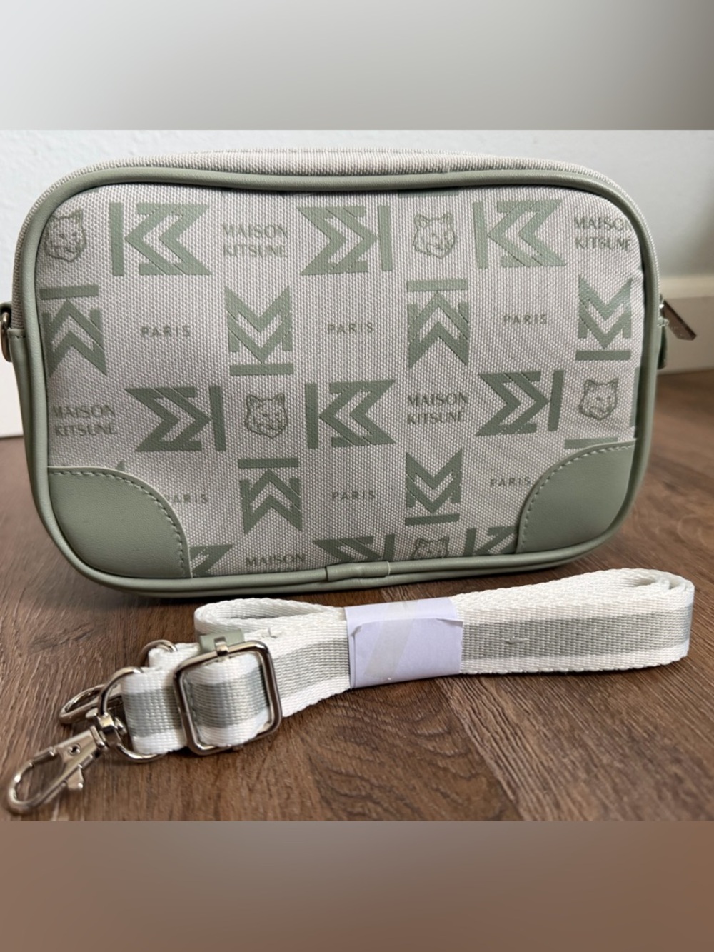 Maison Kitsune Paris x Eva Air Crossbody Bag